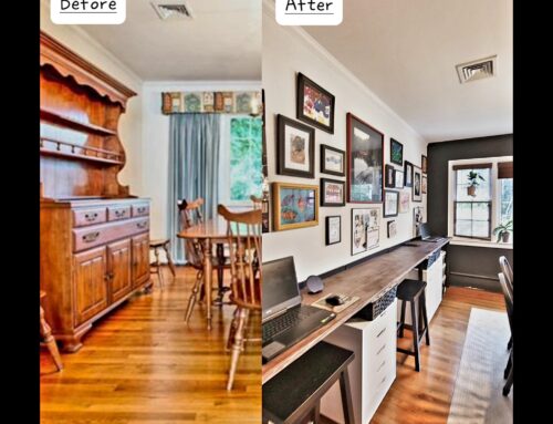 DINING ROOM  / HOMEWORK ROOM MAKEOVER